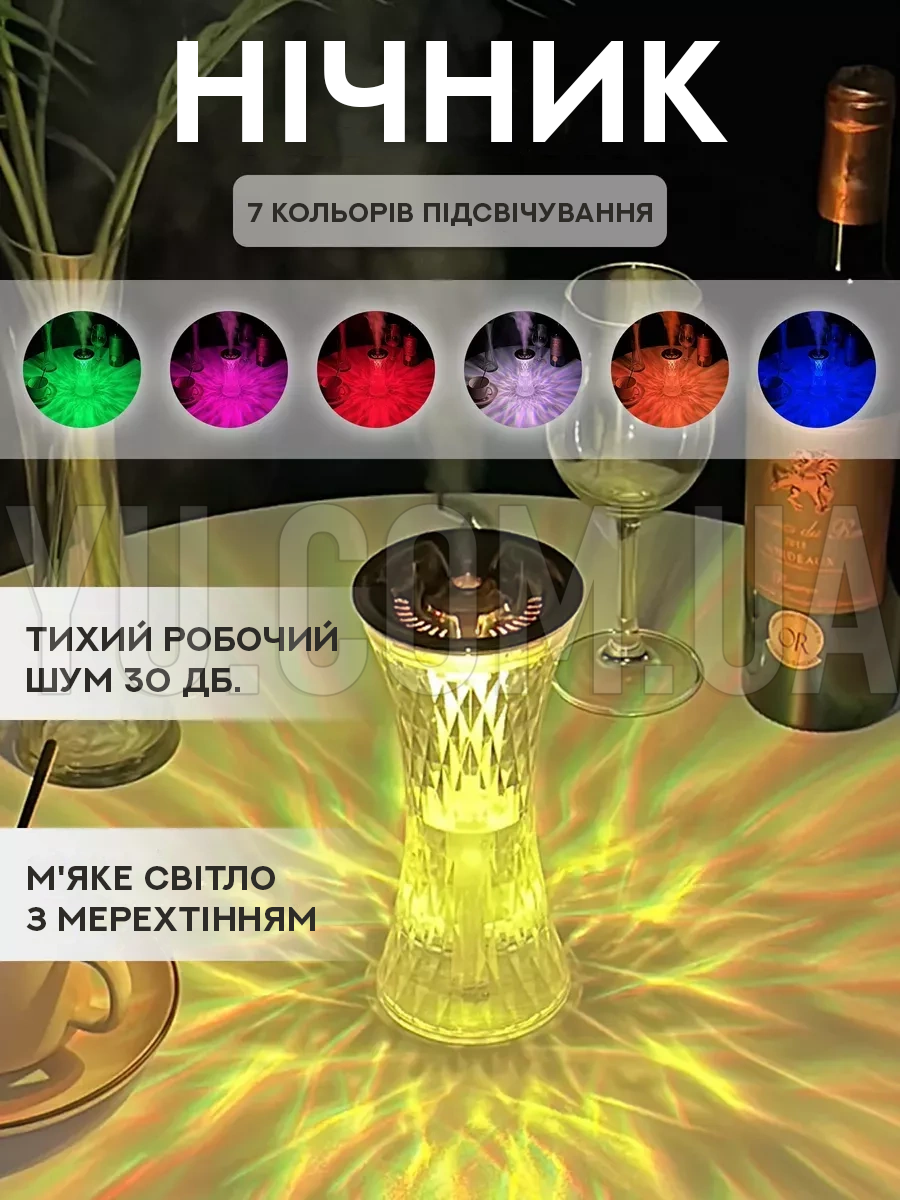 Увлажнитель воздуха-кристальная лампа Air Purifier Crystal Увлажнитель воздуха-кристальная лампа Air Purifier Crystal